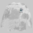 Men's Rick And Morty Cloud Wash Long Sleeve T-shirt - Gray