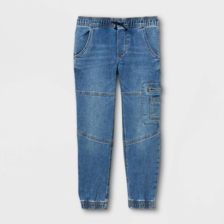 Boys' Super Stretch Utility Jogger Jeans - Art Class