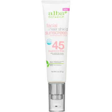 Alba Botanica Sheer Shield Facial Sunscreen -