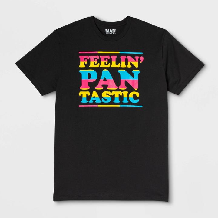 Ev Lgbt Pride Pride Gender Inclusive Adult Extended Size Pansexual Graphic T-shirt - Charcoal 1xb, Adult Unisex, Black