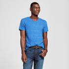 Target Men's Standard Fit Short Sleeve V-neck T-shirt - Goodfellow & Co Parrish Blue