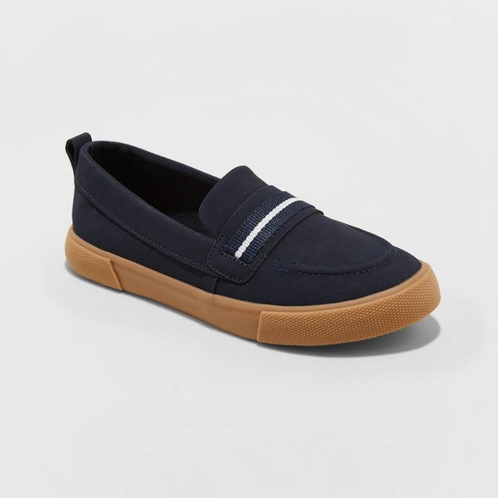 Boys' Fenton Loafers - Cat & Jack Navy 13, Toddler Boy's, Blue