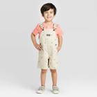 Oshkosh B'gosh Toddler Boys' Shortall - Khaki 12m, Toddler Boy's, Brown
