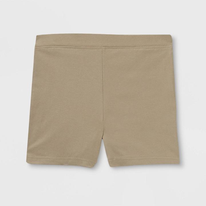 French Toast Girls' Uniform Kick Shorts - Khaki