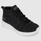 Women's S Sport By Skechers Zofia High Top Lace Up Athletic Shoes - Black