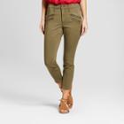Women's High-rise Skinny Utility Crop Jeans - Universal Thread Olive (green)
