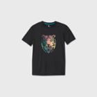 Boys' Short Sleeve Tiger Graphic T-shirt - All In Motion Black