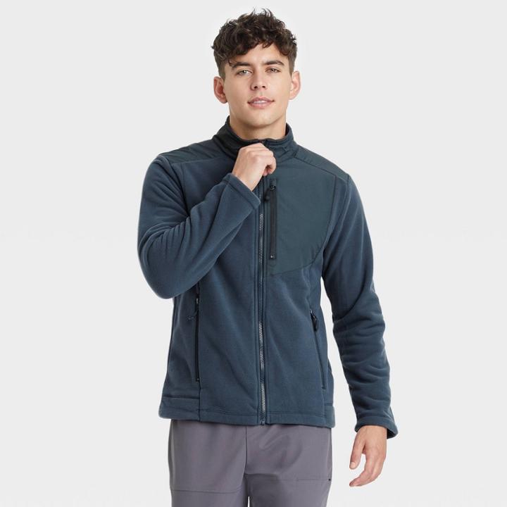 Men's Polartec Fleece Jacket - All In Motion Dark Blue
