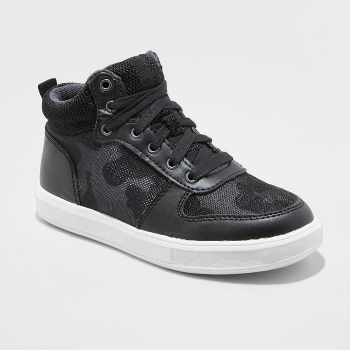 Boys' Harber Camo High Top Sneakers - Art Class Black
