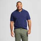 Men's Big & Tall Standard Fit Short Sleeve Loring Polo Shirt - Goodfellow & Co Jamestown Blue