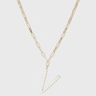 Sugarfix By Baublebar Pearl Initial V Pendant Necklace - Pearl, White