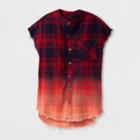 Boys' Woven Button-down Shirt - Art Class Red