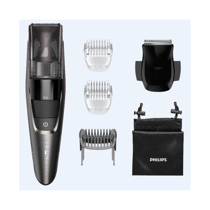Philips Norelco Model 7500 Beard & Hair Men's Electric Trimmer With Vacuum - Bt7515/49