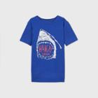 Boys' Shark Graphic Short Sleeve T-shirt - Cat & Jack Blue