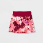Girls' Stretch Woven Performance Skorts - All In Motion Cranberry Xs, Red/splatter