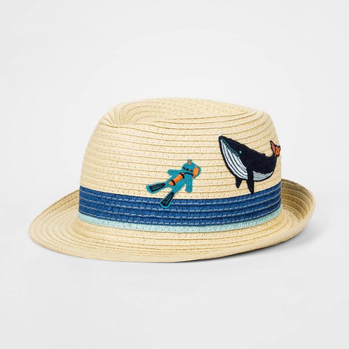 Baby Boys' Fedora - Cat & Jack Beige 12-24m, Toddler Boy's,