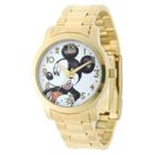 Men's Disney Mickey Mouse Casual Watch With Alloy Case - Gold,