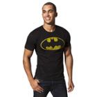 Dc Comics Men's Batman Short Sleeve Graphic T-shirt Black