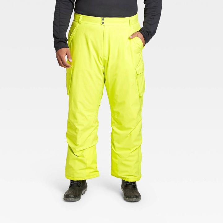 Men's Snow Sport Waterproof Pants - All In Motion Yellow