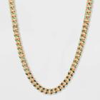 Mixed Color Cubic Zirconia Chain Necklace - A New Day Green