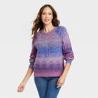 Women's Marled Crewneck Sweater - Knox Rose Blue