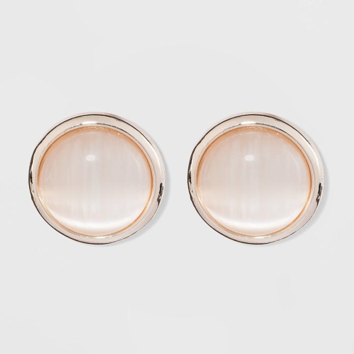 Stud Earrings - A New Day White/rose Gold