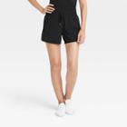 Women's Stretch Woven Mid-rise Shorts 4 - All In Motion Black