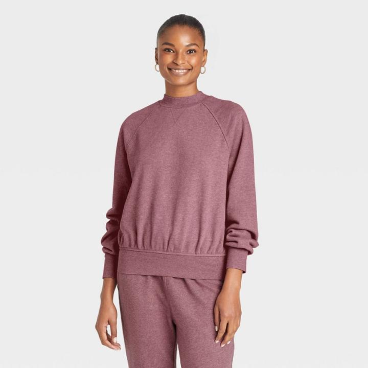 Women's Rib-knit Sweatshirt - Universal Thread