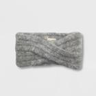Women's Sherpa Headband - Universal Thread Gray One Size, Women's