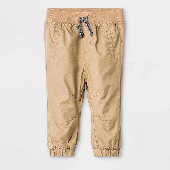 Baby Boys' Woven Pull-on Pants - Cat & Jack Brown Newborn, Boy's
