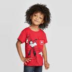 Disney Toddler Boys' Goofy Pocket T-shirt - Red
