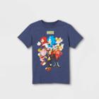 Boys' Sonic The Hedgehog Team Up Short Sleeve T-shirt - Navy
