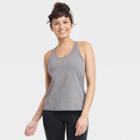 Women's Essential Racerback Tank Top - All In Motion Heathered Black