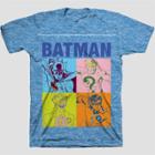 Dc Comics Boys' Batman Short Sleeve T-shirt - Azure (blue)