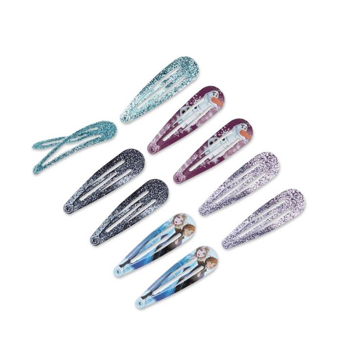 Scunci Frozen 2 Snap Clips - 12pk, Red White Purple