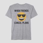 Well Worn Men's Short Sleeve Cancel Plans T-shirt - Grey Iris
