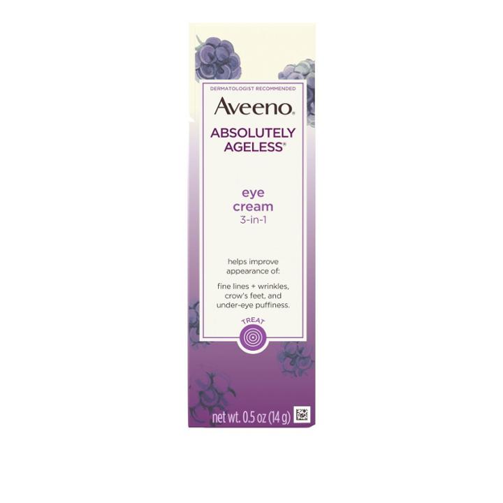 Target Aveeno Absolutely Ageless 3in1 Under Eye Antiwrinkle Cream