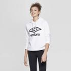 Umbro Women's Cropped Logo Hoodie White