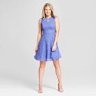 Women's Lace Cut-out Dress - Melonie T Blue