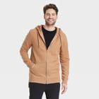 Men's Standard Fit Hooded Sweatshirt - Goodfellow & Co Tan
