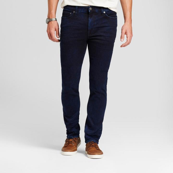 Men's Skinny Fit Jeans - Goodfellow & Co Inky Dark Wash