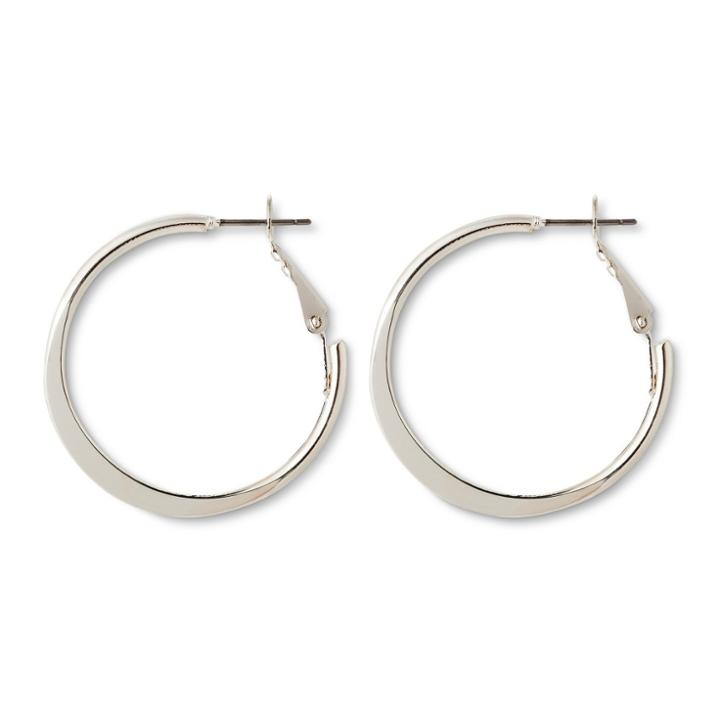 Distributed By Target Medium Flat Hoop Earring -