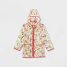 Toddler Strawberry Printed Unlined Rain Coat - Cat & Jack Red