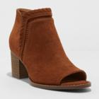 Women's Alexa Transitional Block Heeled Pumps - Universal Thread Cognac