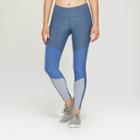 Women's Performance 7/8 Color Block Leggings - Joylab Stone Wash Blue Xxl,