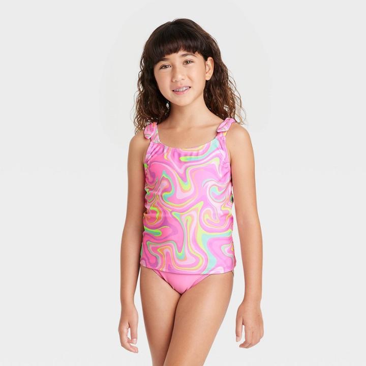 Girls' Jelly-belly Tankini Set - Cat & Jack