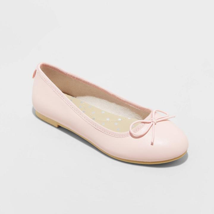 Girls' Diana Slip-on Ballet Flats - Cat & Jack Blush