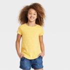 Girls' Printed Short Sleeve T-shirt - Cat & Jack Gold