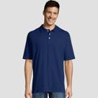 Hanes Men's Short Sleeve X-temp Performance Pique Polo Shirt - Navy3xl, Blue