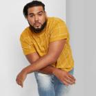 Men's Big & Tall Plaid Short Sleeve T-shirt - Original Use Gold